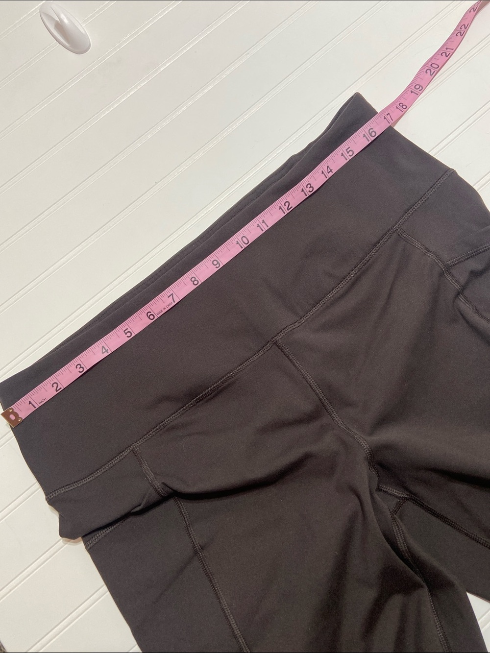 Yogalicious High-Rise Leggings Size 1X Chocolate Brown Pockets Athleisure - Picture 7 of 7